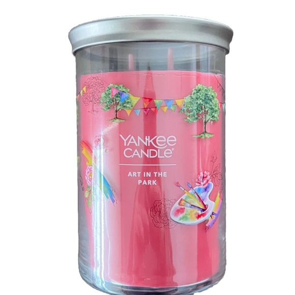 Yankee Candle ART IN THE PARK Large 20 oz Tumbler Candle 2-Wicks BRAND NEW - Picture 3 of 4